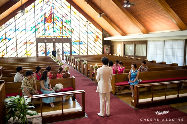 モアナルアコミュニティ教会　ハワイ挙式　ハワイウェディング　Cheers Wedding　チアーズ (3)