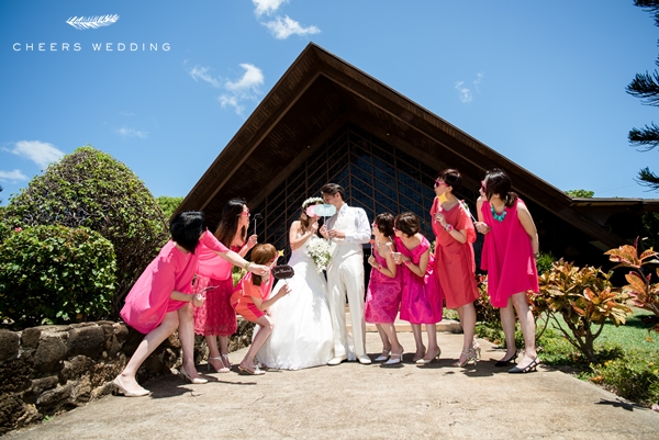 モアナルアコミュニティ教会　ハワイ挙式　ハワイウェディング　Cheers Wedding　チアーズ (15)