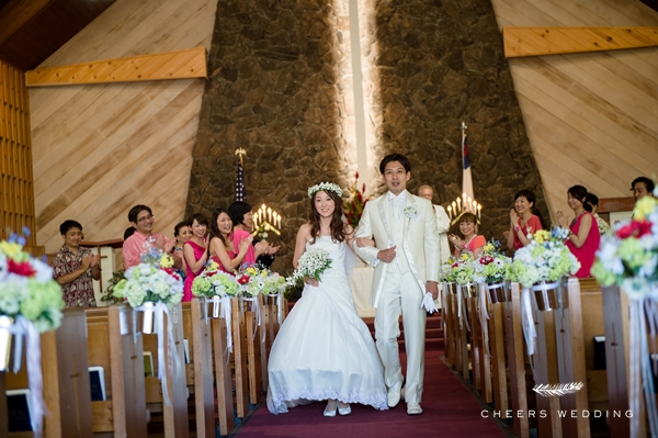 モアナルアコミュニティ教会　ハワイ挙式　ハワイウェディング　Cheers Wedding　チアーズ (9)