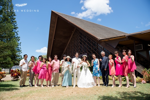 モアナルアコミュニティ教会　ハワイ挙式　ハワイウェディング　Cheers Wedding　チアーズ (14)