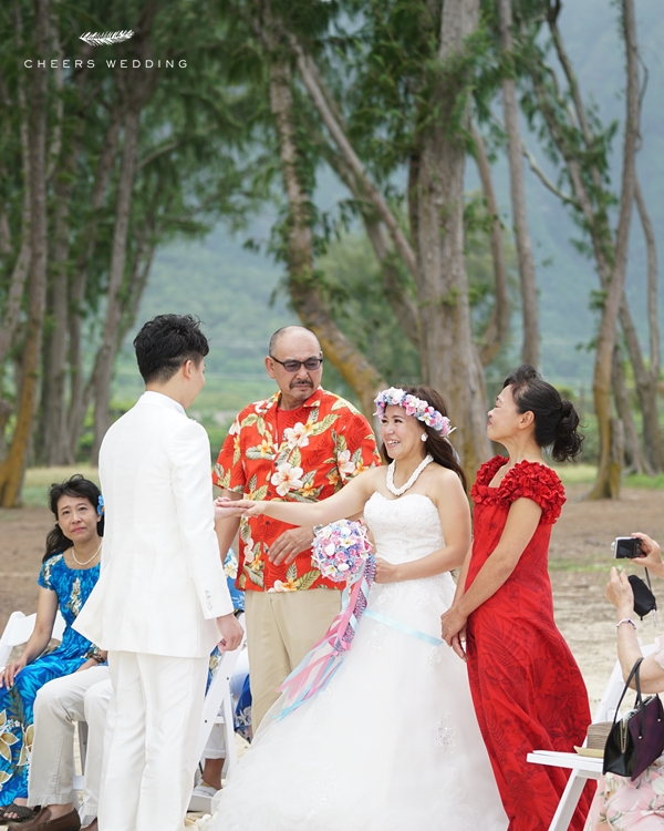 waimanaloワイマナロ　ウェディング　ハワイ　挙式　wedding チアーズ (5)