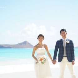 【ウェディングレポート】ワイマナロプライベートビーチ　-ビーチ撮影-