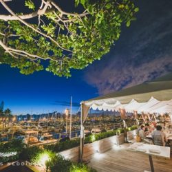 ハワイでサンセットディナーレセプション