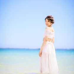 シューイチでマリンドレスを着たウェディングフォトが紹介されました！！★★★