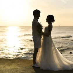 サンセットフォトウエディング in ハワイ