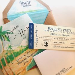 ＜オリジナルペーパーアイテム＞チアーズウェディング×Joe Masuzawa