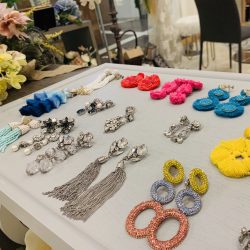 ウェディングアクセサリー　〜イヤリング＆ドライフラワー〜