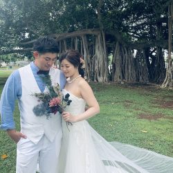 アラモアナビーチ　ウェディングフォトツアー風景