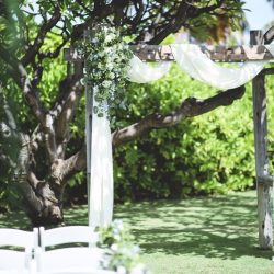 アレンジは自由自在。こだわりの詰まったアーチ装飾