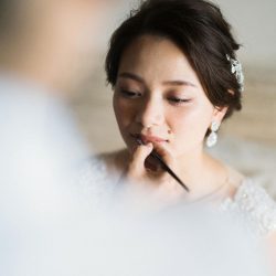 ハワイウェディングのスタート～メイクシーン撮影～