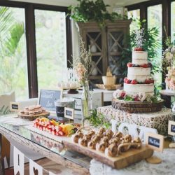 キャンディブッフェでおもてなし