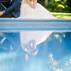 幻想的な水面のリフレクション